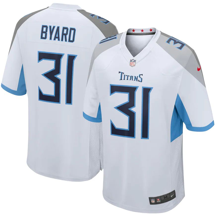 Men Tennessee Titans #31 Kevin Byard Nike White Player Game NFL Jersey